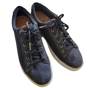 Gray Leather Sperry Sneakers